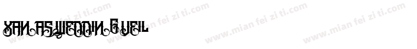 Xanas Wedding Veil字体转换